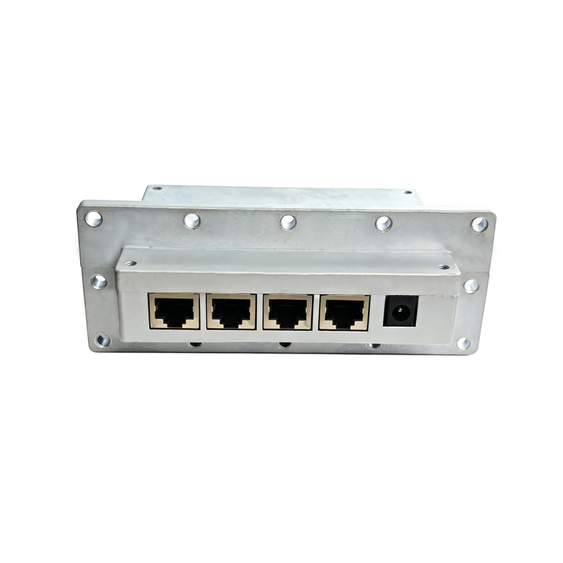 4 路 RJ45+DC 电源组合式滤波连接器